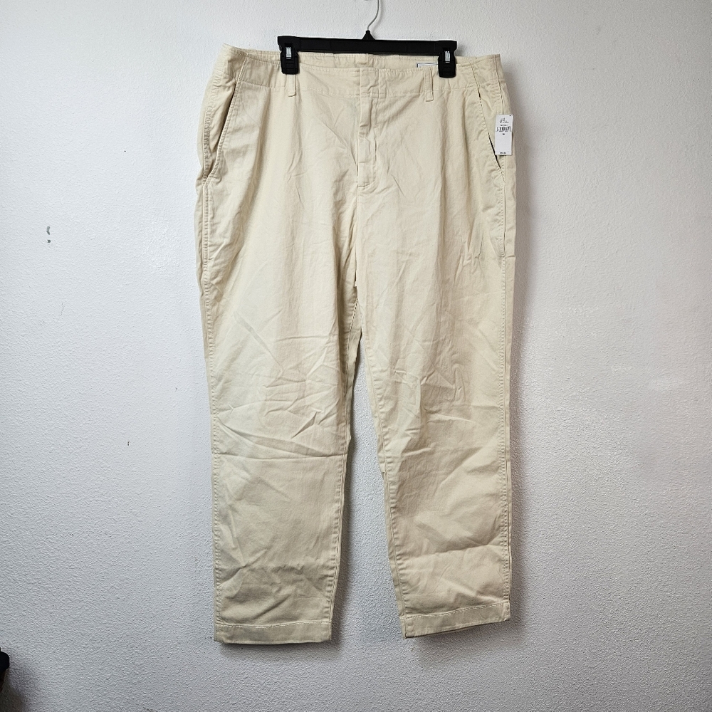 GAP Downtown Khaki Pants Size 20 NWT